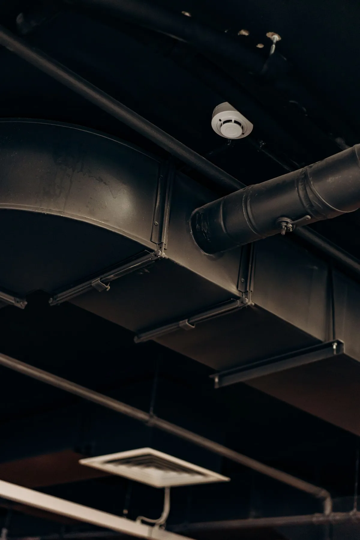 Ducted air conditioning ceiling vent in a home