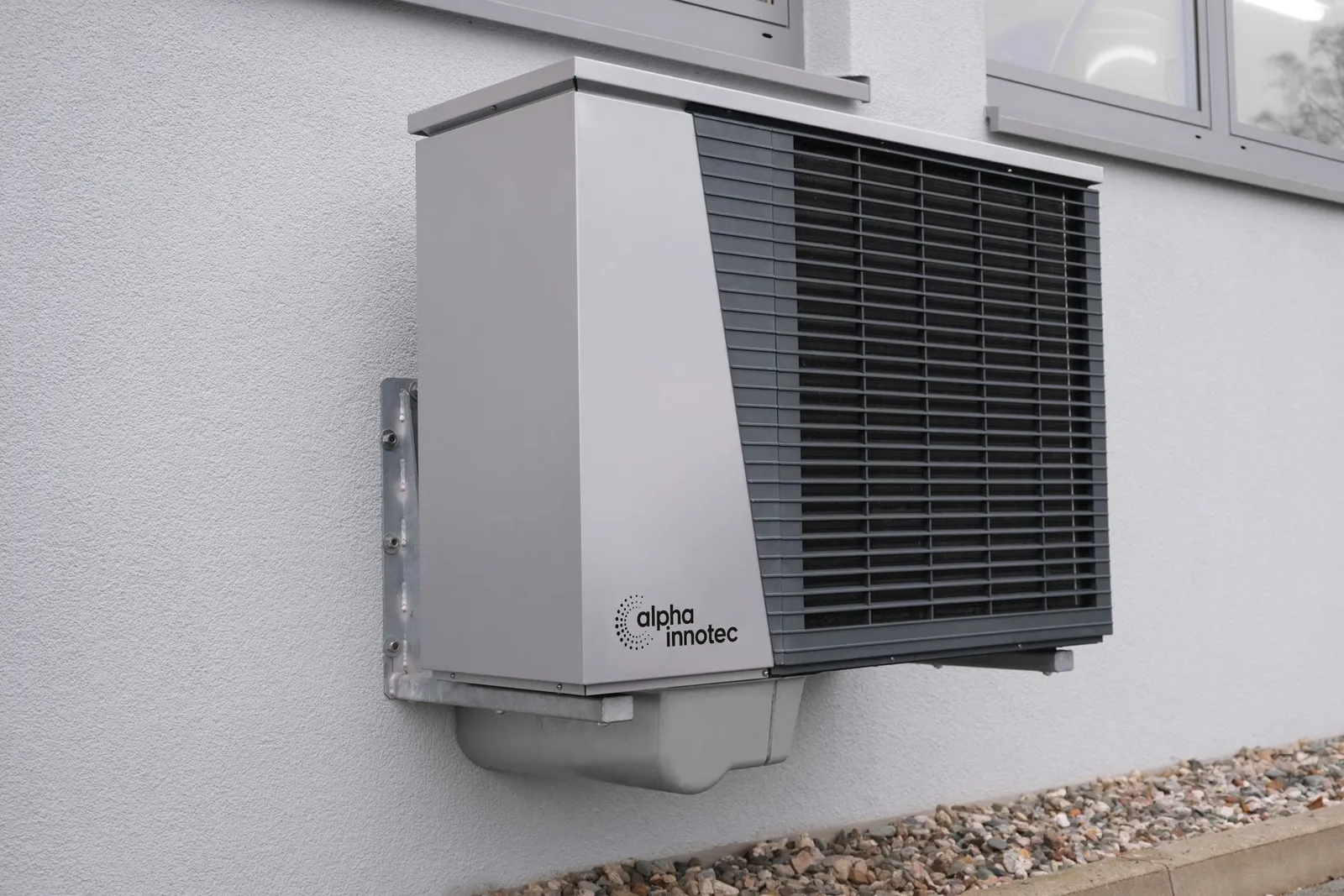 Air conditioner outdoor units on a wall for a Perth HVAC business website
